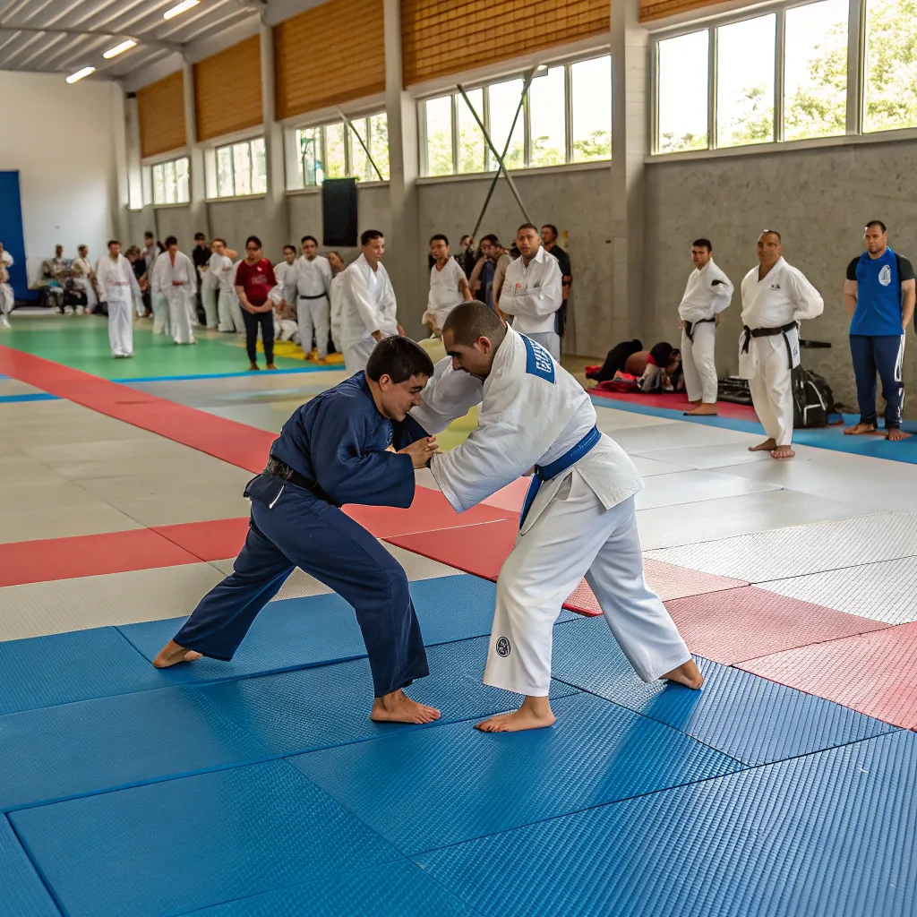 Judo training session at GORNAVETHIL Judo Academy