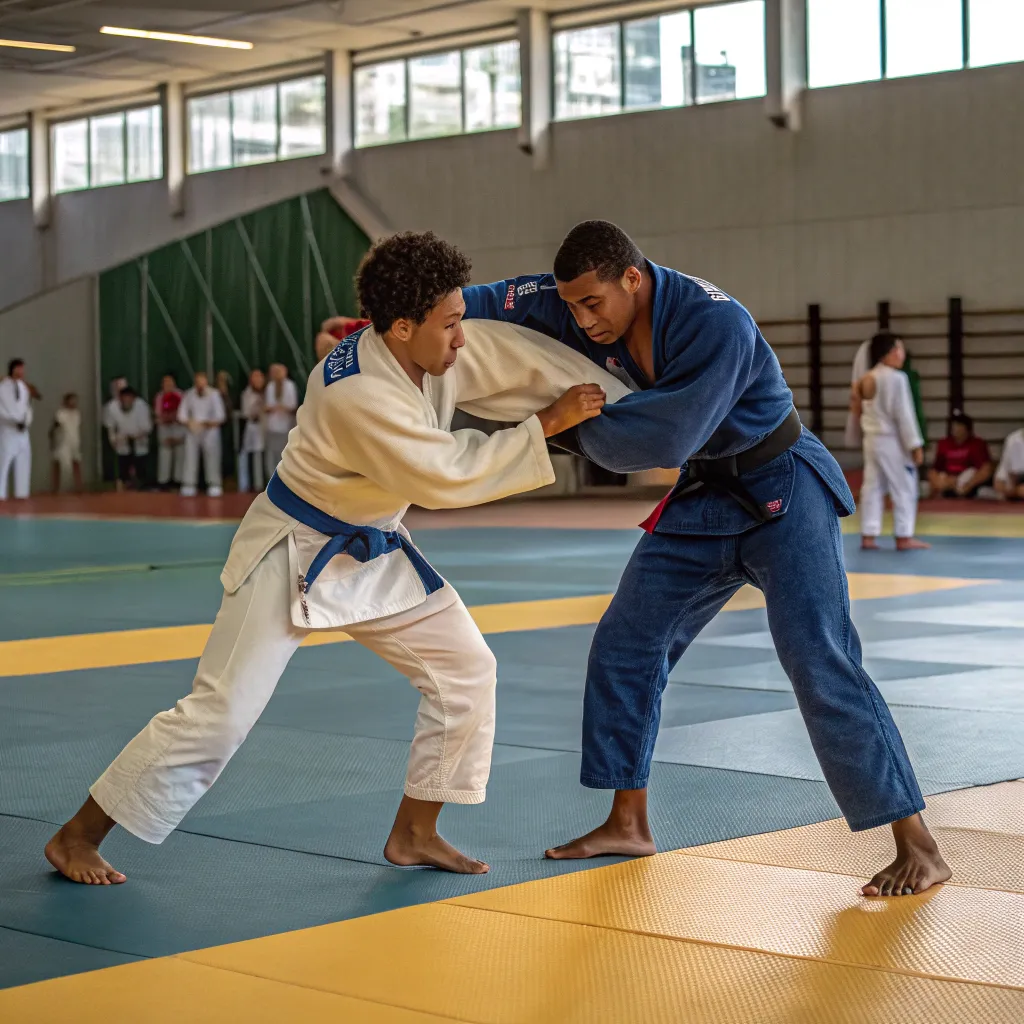 Judo Training in Action